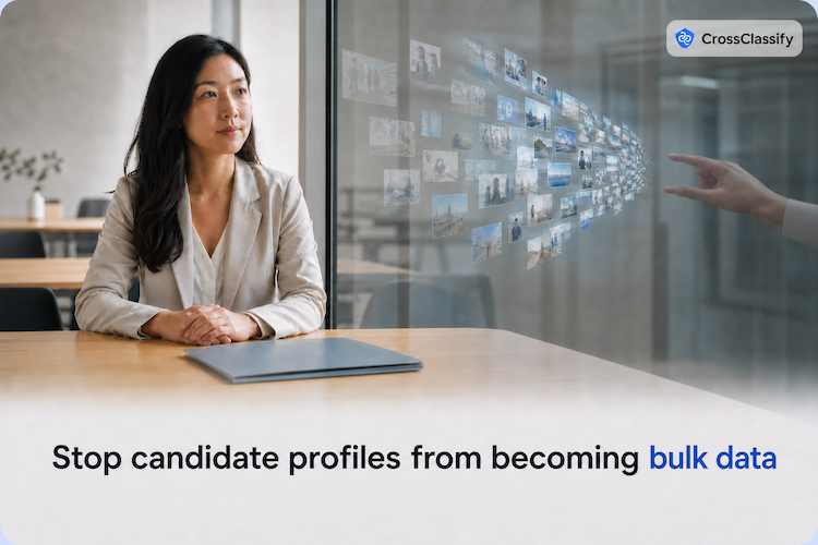 A candidate’s limited professional information multiplies into a valuable data collection beyond the intended recruitment context.