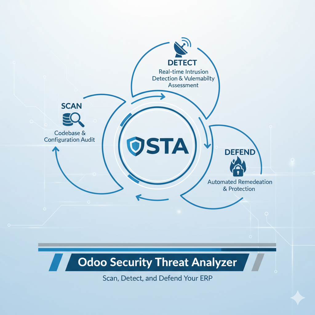 Odoo Security Threat Analyzer Hero Section Image