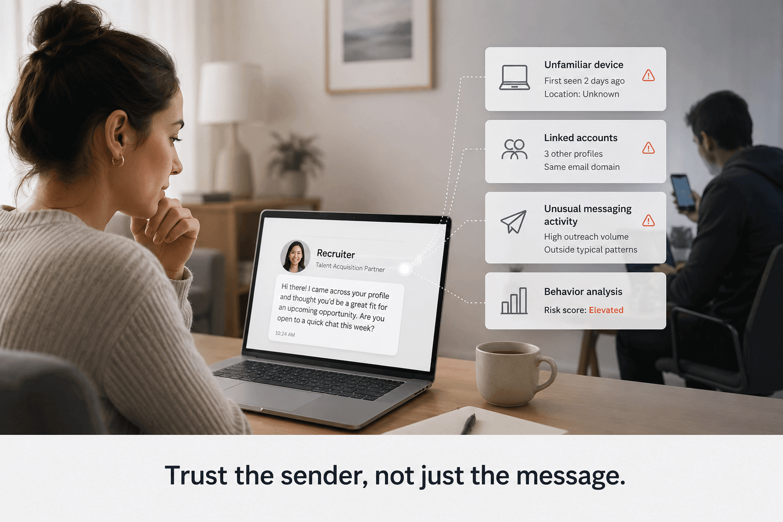 Recruitment Messaging Trust: Preventing Hijacked Accounts, Spam, and Candidate Impersonation