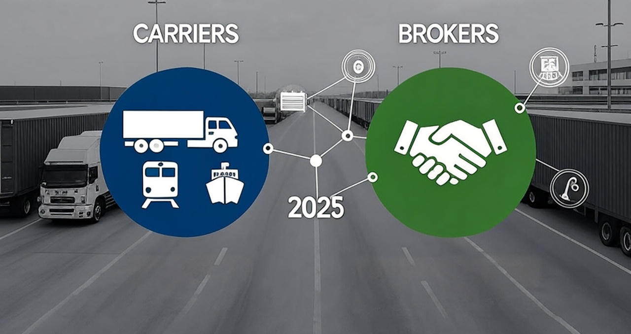 Freight business structure diagram