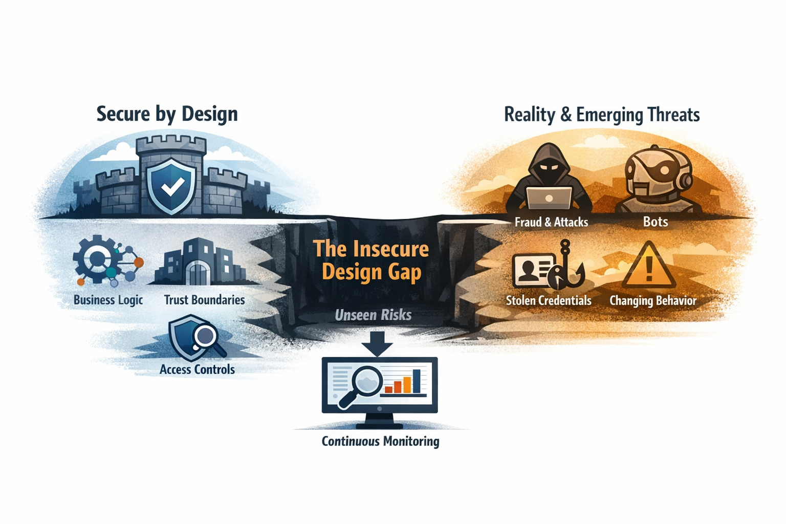 Continuous Monitoring for Insecure Design
