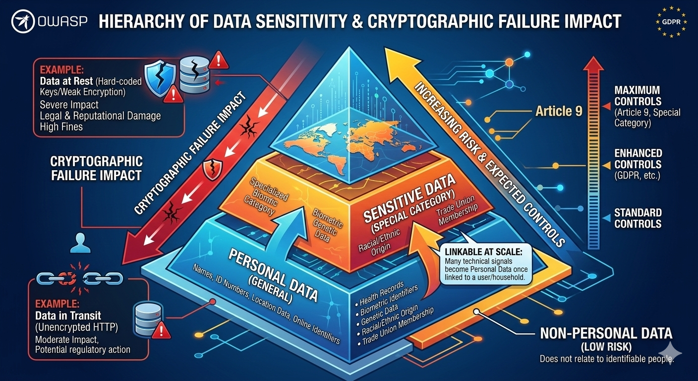 Personal Data vs Sensitive Data