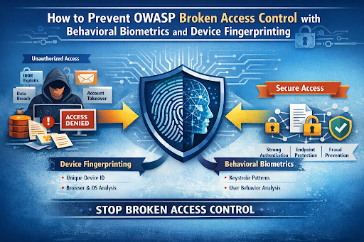 How to Prevent OWASP Broken Access Control with Behavioral Biometrics and Device Fingerprinting