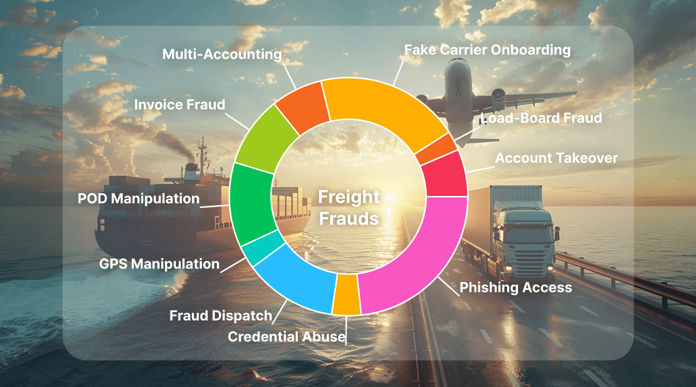 Real-time Fraud and Cybersecurity for Freight, Logistics, Transportation